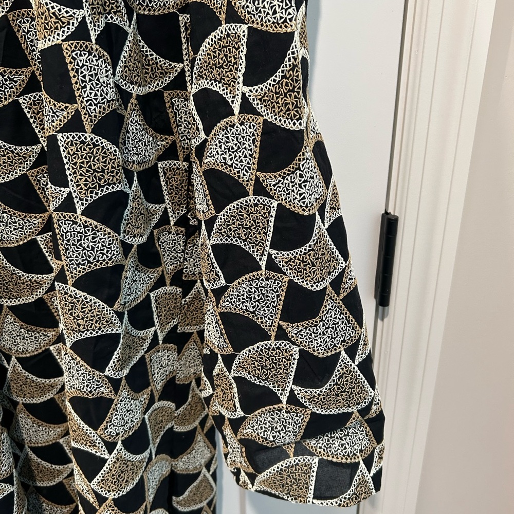 Geometric Patterned Coat - image 3